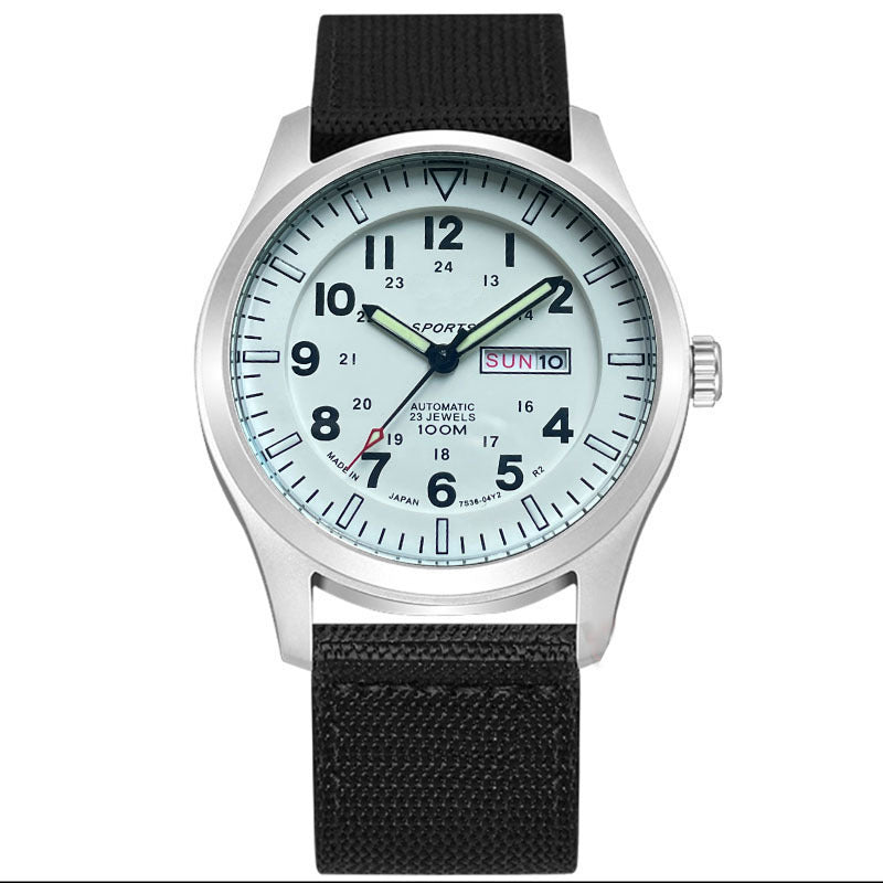 Mens Calendar Sport Wristwatch