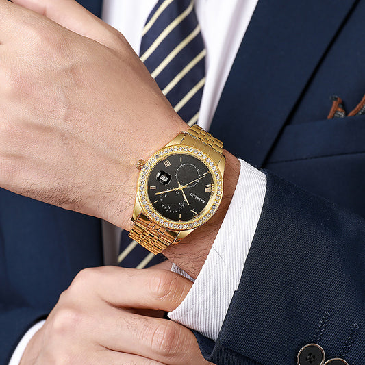 Kasrluo Mens Business Casual Quartz Watch