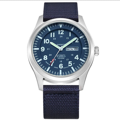 Mens Calendar Sport Wristwatch